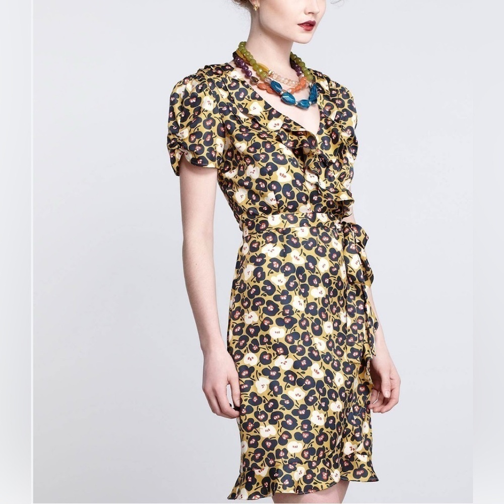 Anthropologie Hi There by Karen Walker Wrap Style Dress